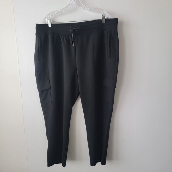 Yogalicious Womens Scuba Jamie Tapered Cargo Jogger Pants size 2X - Picture 1 of 7